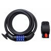 Замок велосипедный Bravvos LOC-125-135 10mm х 1500mm Black (LCK-069)
