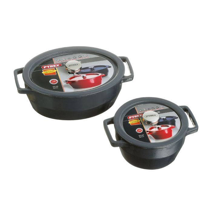 Кастрюля Pyrex Slow Cook Grey Овальна 5.8л (SC4AC33/6641) изображение 2