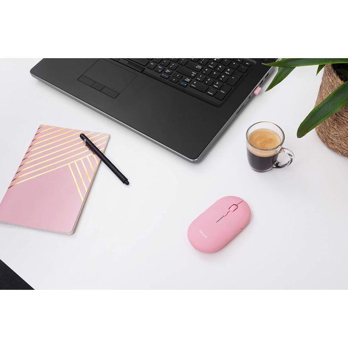 Мишка Trust Puck Wireless/Bluetooth Silent Blue (24126) зображення 10