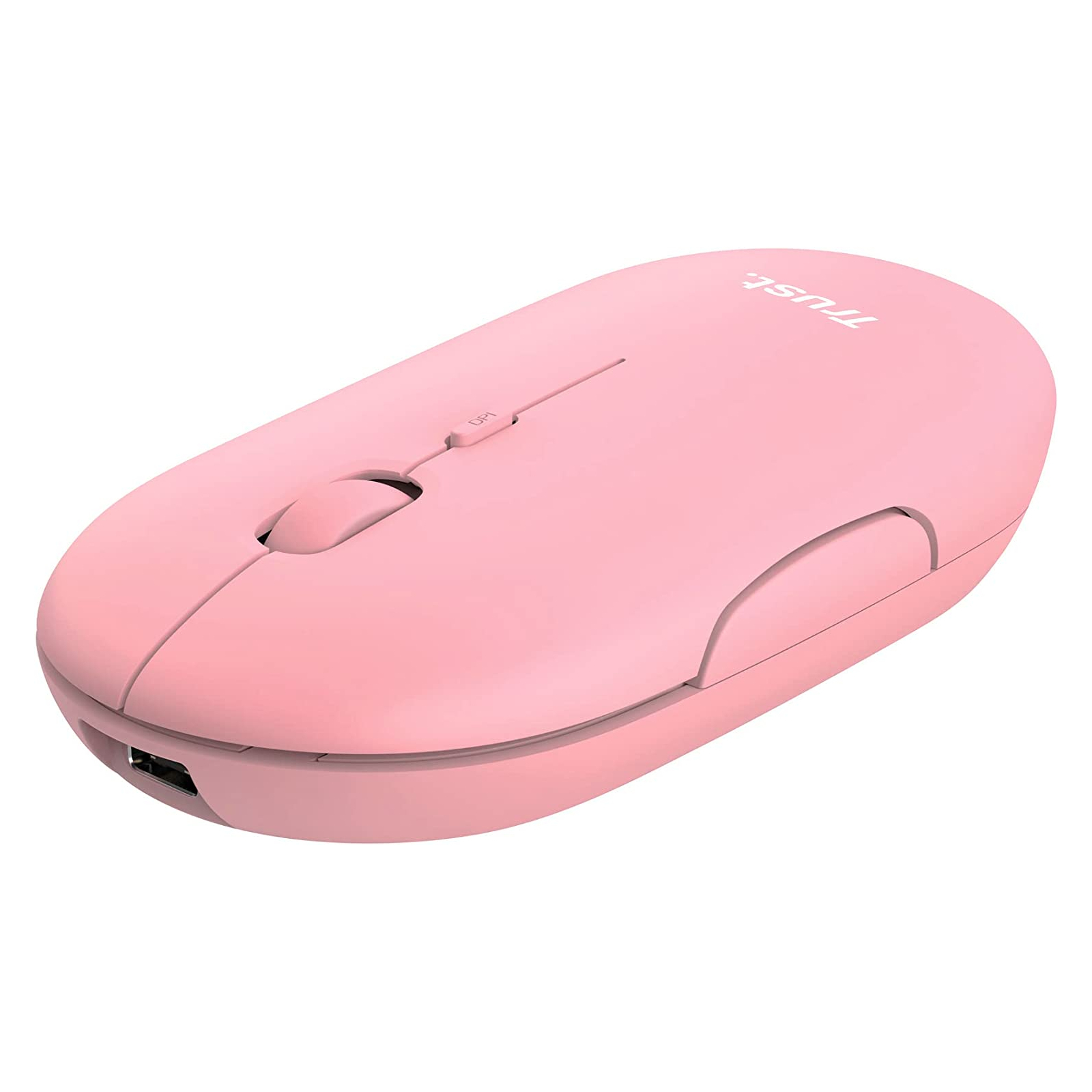 Мышка Trust Puck Wireless/Bluetooth Silent Pink (24125) изображение 3