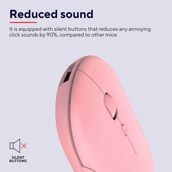 Мишка Trust Puck Wireless/Bluetooth Silent Blue (24126) зображення 7