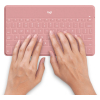 Клавіатура Logitech Keys-To-Go для iPhone iPad Apple TV Blush Pink (920-010122) зображення 4