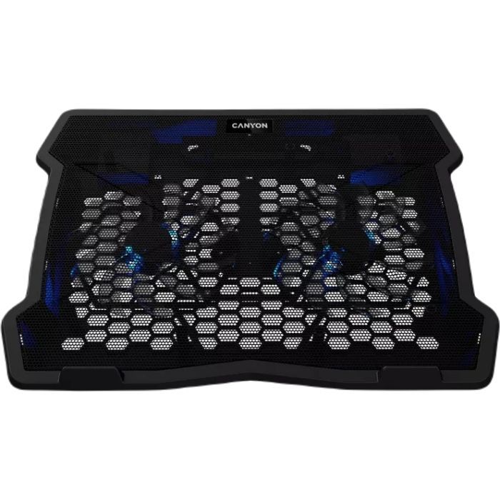 Підставка до ноутбука Canyon NS03, 10-15.6 laptop, dual-fan with 2x2.0 USB hub (CNE-HNS03)
