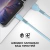 Дата кабель USB 2.0 AM to Lightning 1.0m AR88 2.4A blue Armorstandart (ARM60011) изображение 3