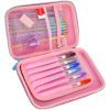Пенал Cool For School с тиснением 1 отделение Фуксия (QT-5652-Rosered) изображение 2