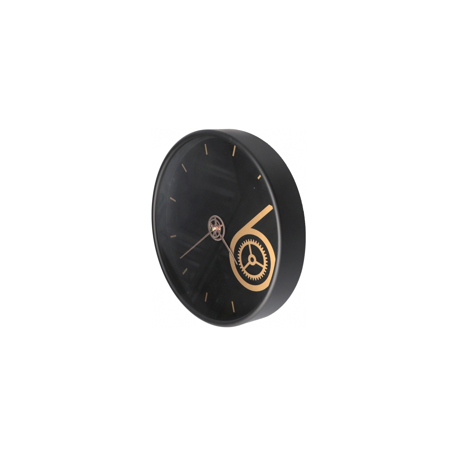 Настенные часы Optima Design пластиковый, черный (O52110) изображение 2