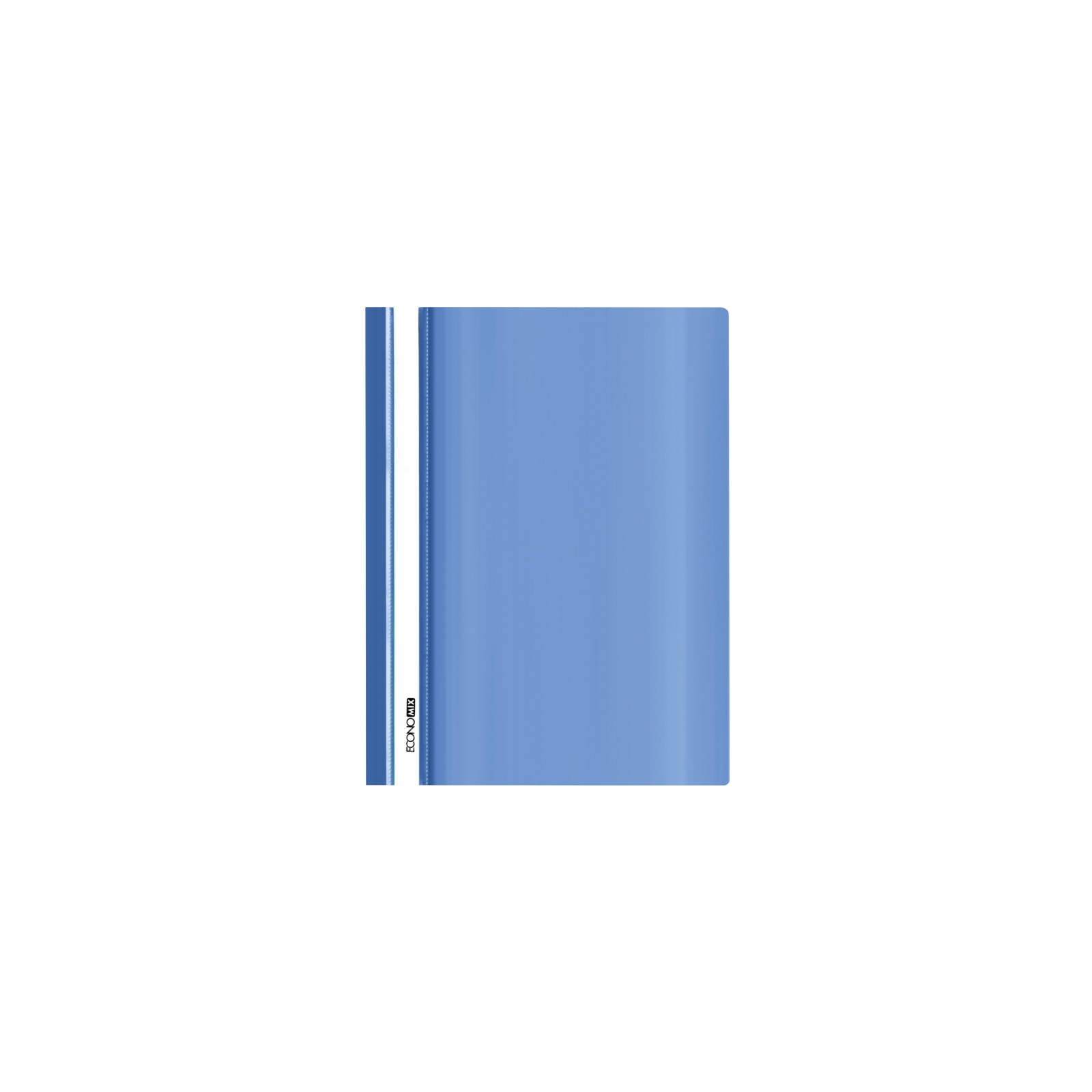 Папка-швидкозшивач Economix А4 без перфорації, фактура "глянець", синя (E31511-02)