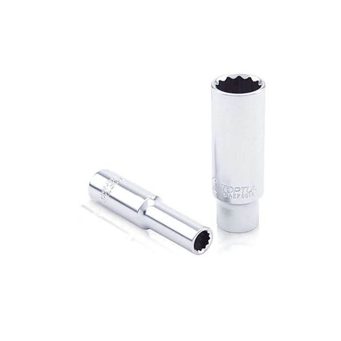 Головка торцевая Toptul 1/4" 12-гранная длинная 13мм (BAEF0813)