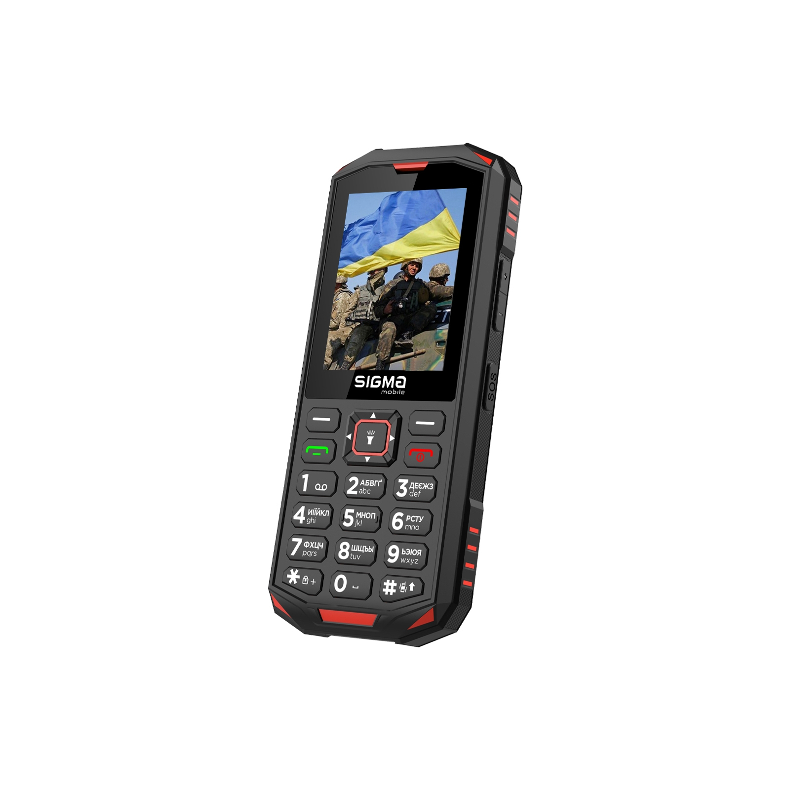 Мобільний телефон Sigma X-treme PA68 Black Red (4827798466520) зображення 3