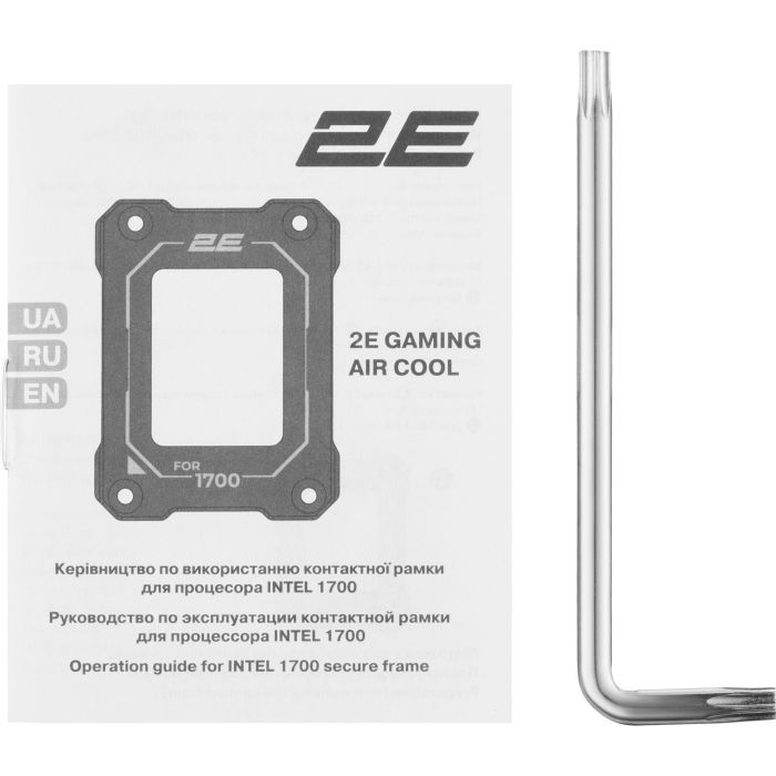Установочный комплект 2E Gaming Air Cool SCPB-LGA1700, Aluminum, Black (2E-SCPB-LGA1700) изображение 6