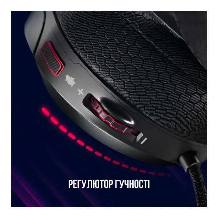 Наушники Lorgar Kaya 360 USB Black (LRG-GHS360) изображение 10