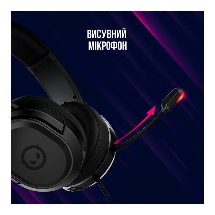 Наушники Lorgar Kaya 360 USB Black (LRG-GHS360) изображение 6