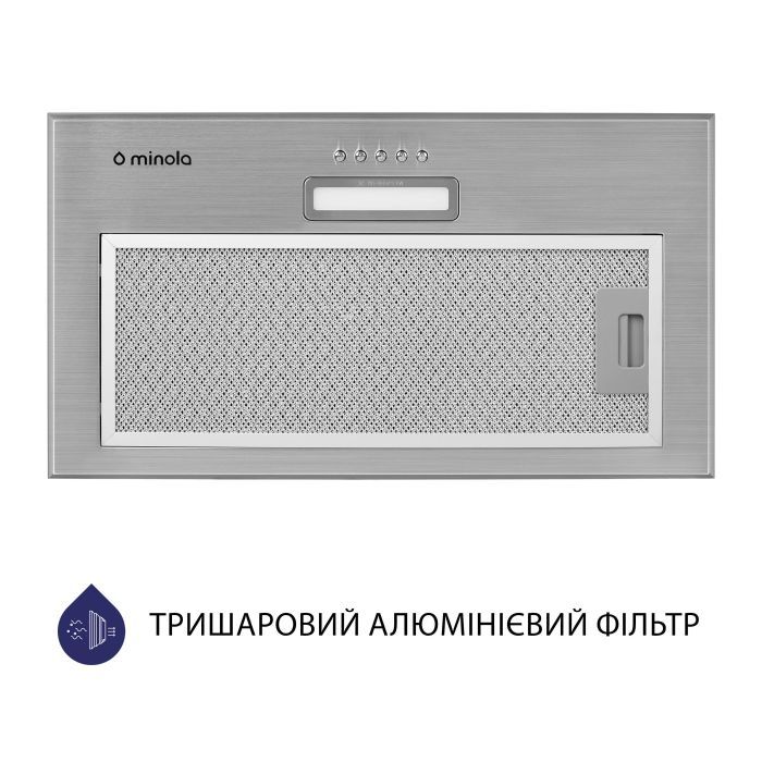 Витяжка кухонна Minola HBI 5214 I 700 LED зображення 5
