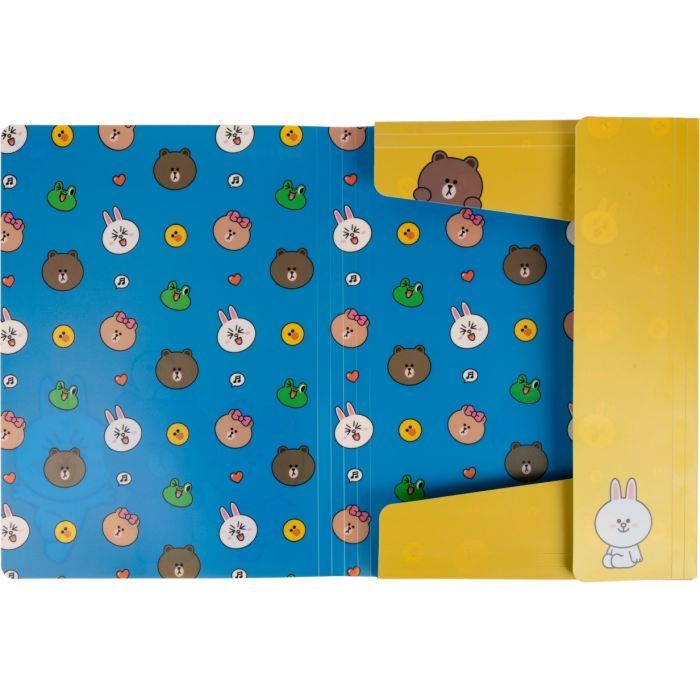 Папка на резинках Yes A4 Line Friends (492098) изображение 2