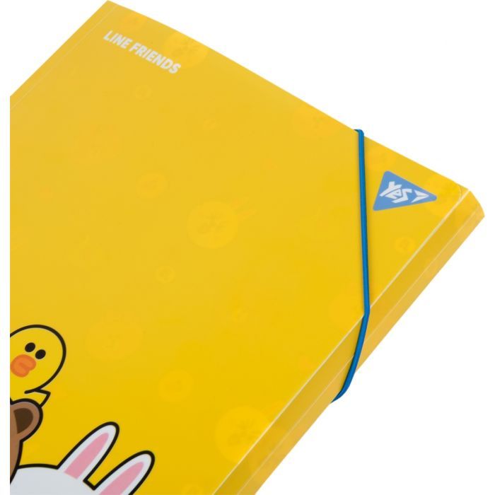 Папка на резинках Yes A4 Line Friends (492098) изображение 3