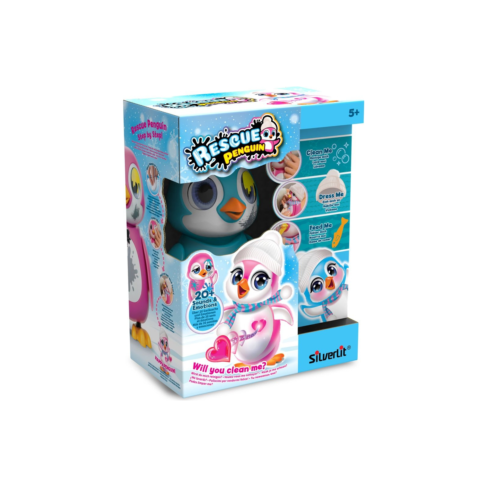 Интерактивная игрушка Silverlit Спаси пингвина голубая (88652) изображение 6