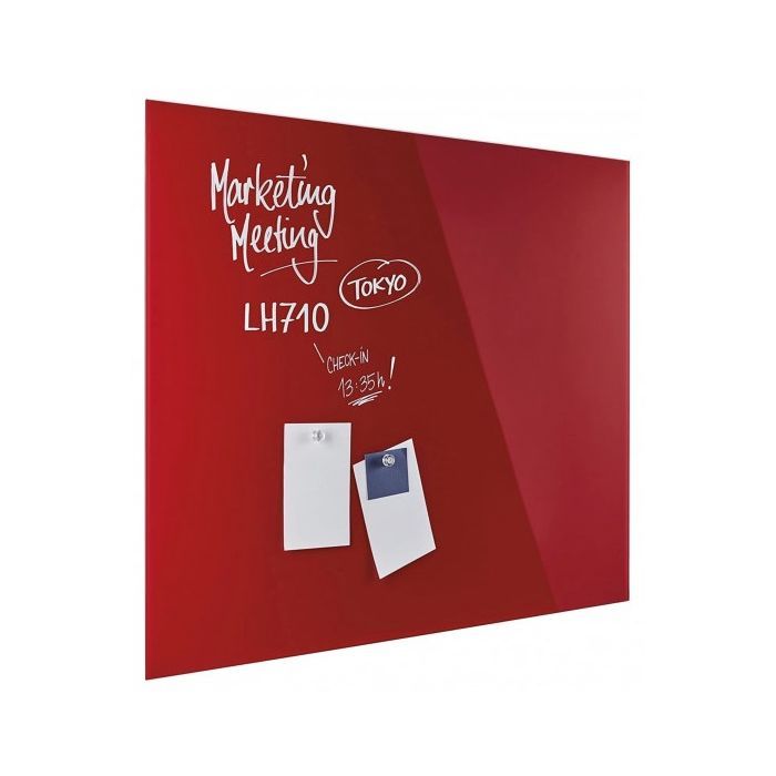 Офисная доска Magnetoplan стеклянная магнитно-маркерная 1200x900 красная Glassboard-Red (13404006) изображение 6
