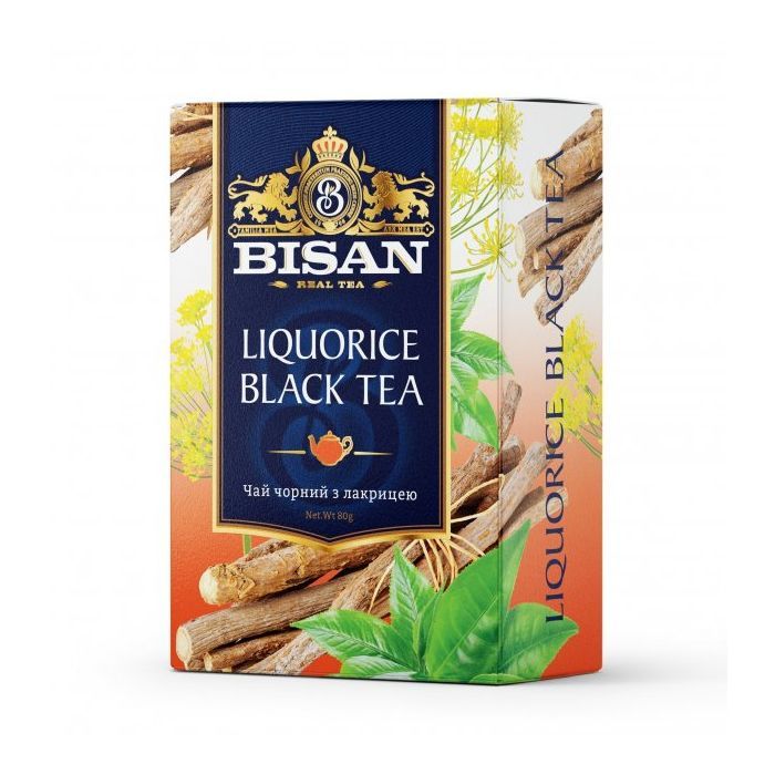 Чай Bisan Liquorice Black Tea 80 г (4820186122572)