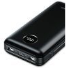 Батарея универсальная Choetech 20000mAh, PD/3.0/45W, QC/3.0/18W, USB-C, 2*USB-A (B653-CCBK / B653-BK) изображение 2
