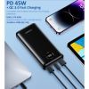 Батарея универсальная Choetech 20000mAh, PD/3.0/45W, QC/3.0/18W, USB-C, 2*USB-A (B653-CCBK / B653-BK) изображение 4