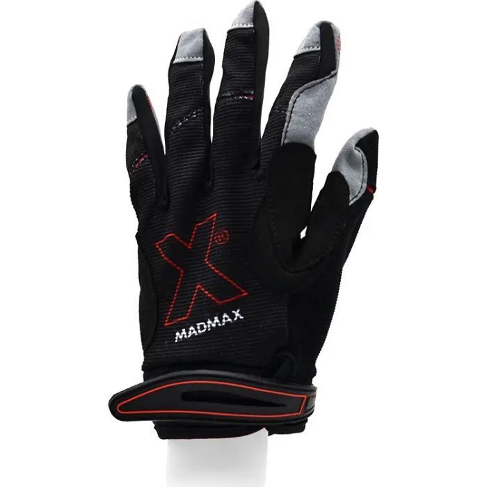 Перчатки для фитнеса MadMax MXG-103 X Gloves Black/Grey M (MXG-103-BLK_M) изображение 2