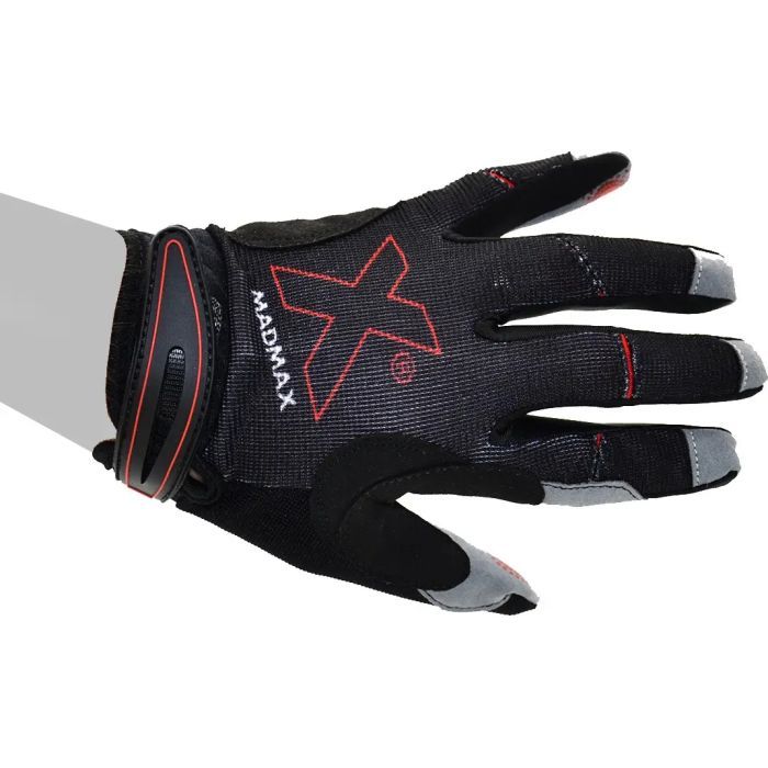 Перчатки для фитнеса MadMax MXG-103 X Gloves Black/Grey M (MXG-103-BLK_M) изображение 8