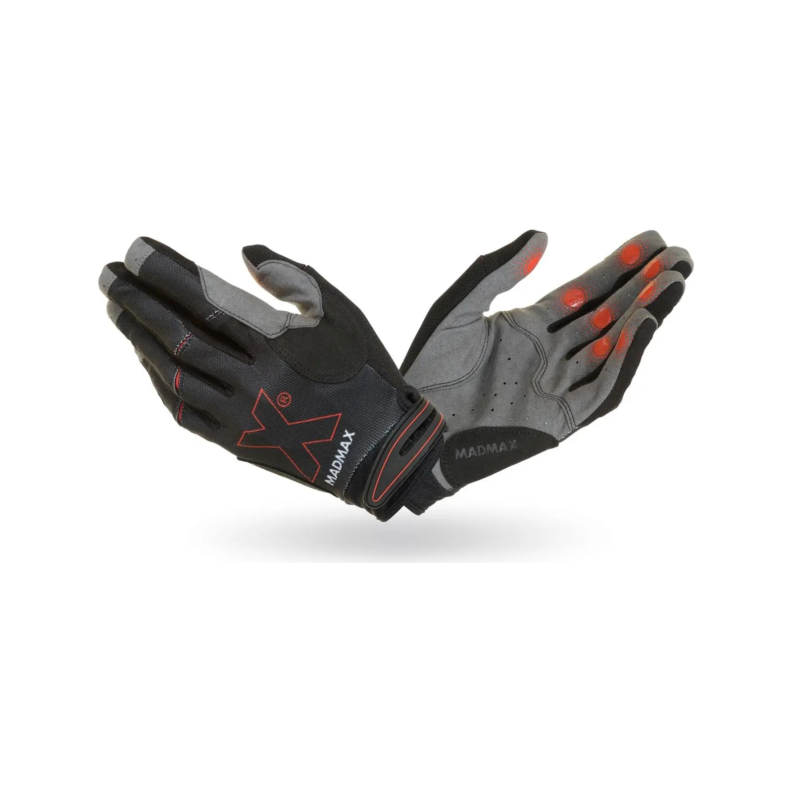 Перчатки для фитнеса MadMax MXG-103 X Gloves Black/Grey L (MXG-103-BLK_L)