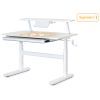 Парта ErgoKids с полкой S50 XL White (TH-210 W + BD-S50 XL) изображение 3