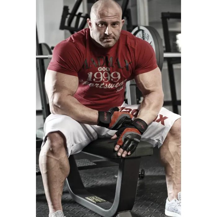 Перчатки для фитнеса MadMax MFG-568 Extreme 2nd edition Black/Red XL (MFG-568_XL) изображение 10