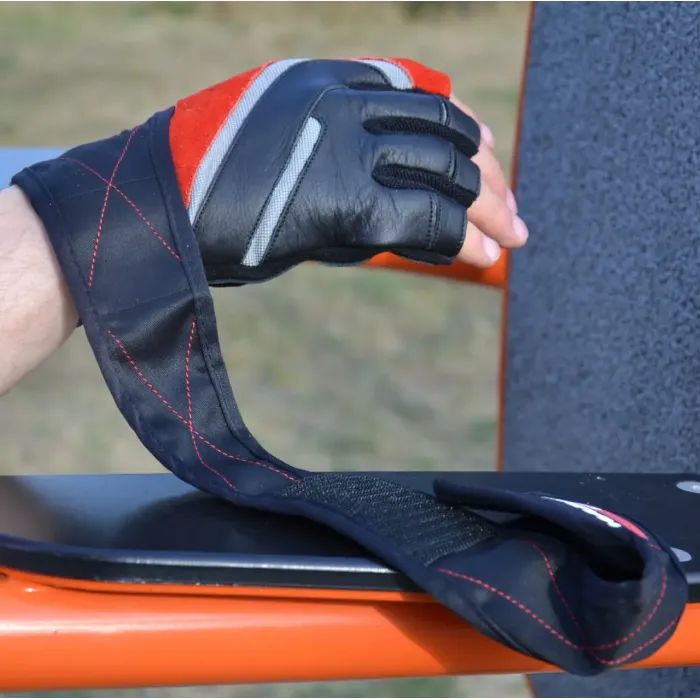 Перчатки для фитнеса MadMax MFG-568 Extreme 2nd edition Black/Red XL (MFG-568_XL) изображение 8