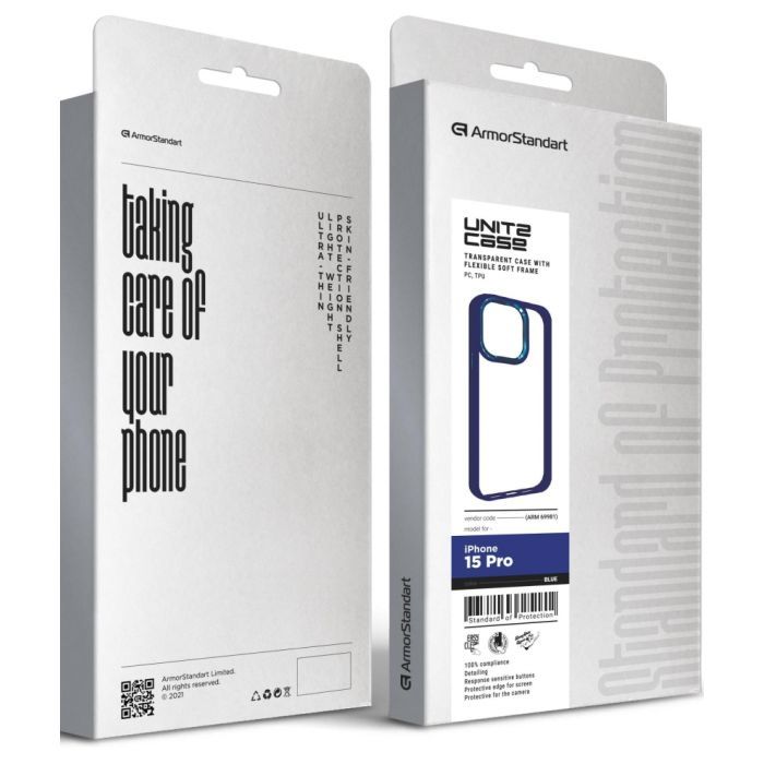Чехол для мобильного телефона Armorstandart UNIT2 Apple iPhone 15 Pro White (ARM69980) изображение 5