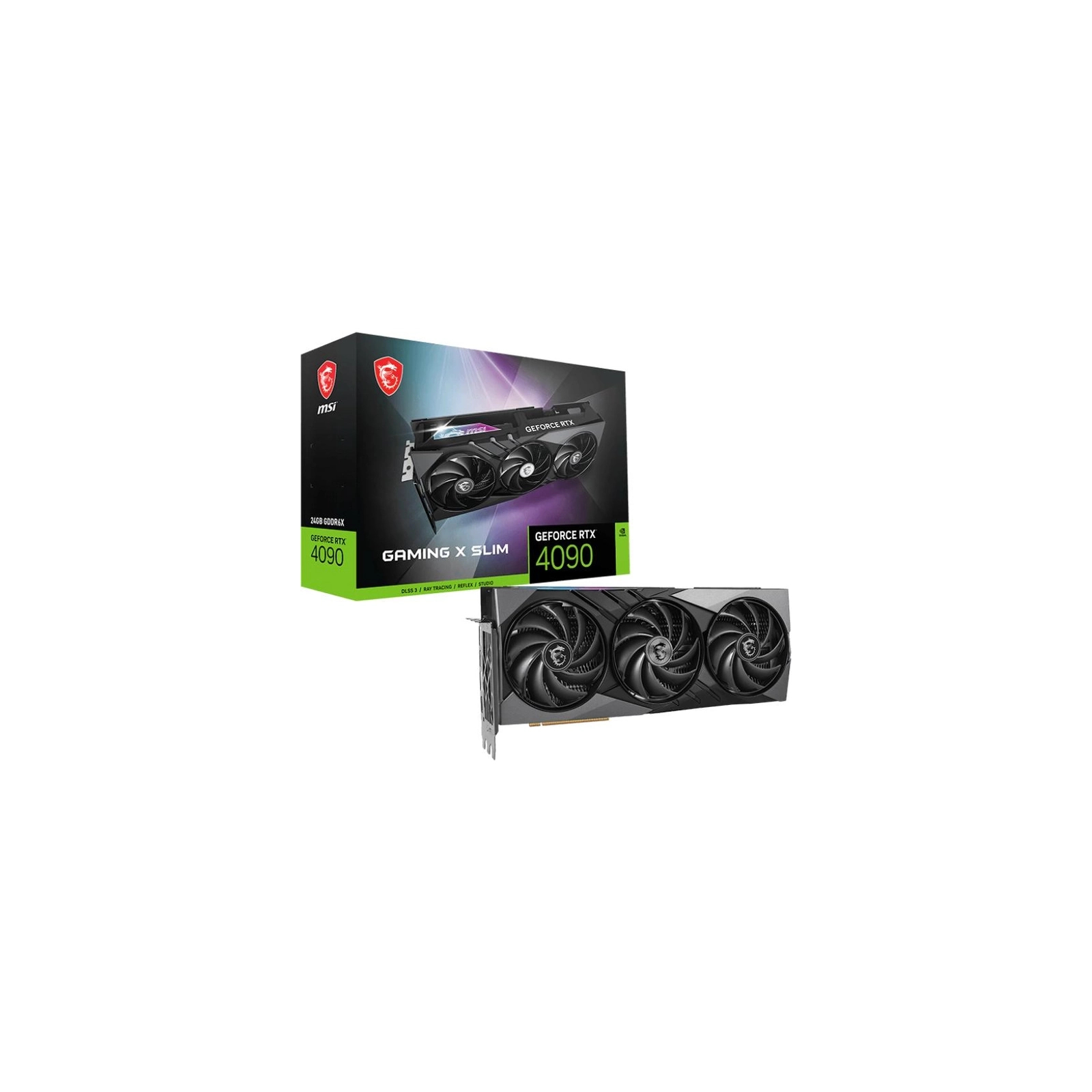 Відеокарта MSI GeForce RTX4090 24GB GAMING X SLIM TRIO (RTX 4090 GAMING X SLIM 24G) зображення 2