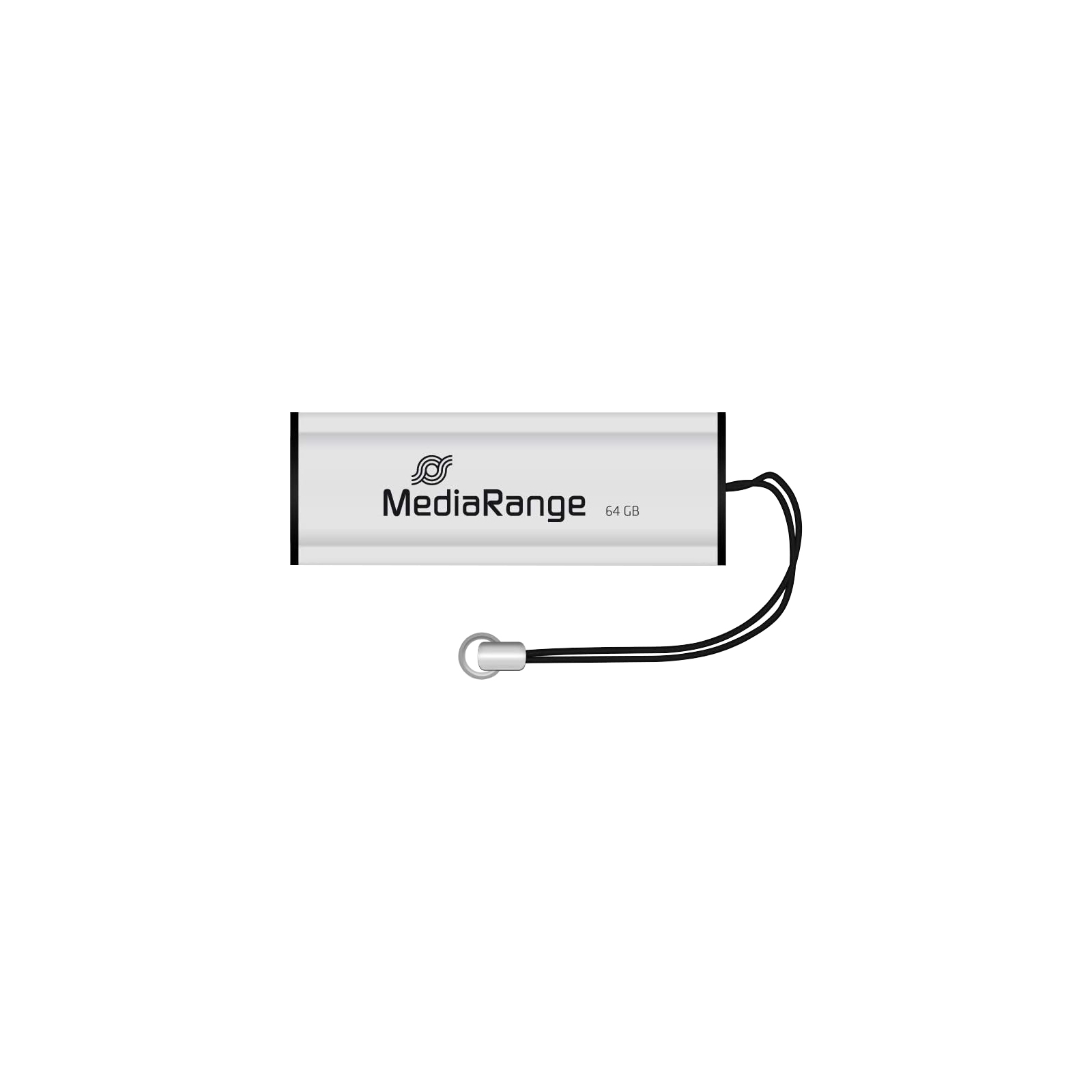 USB флеш накопитель Mediarange 64GB Black/Silver USB 3.0 (MR917)