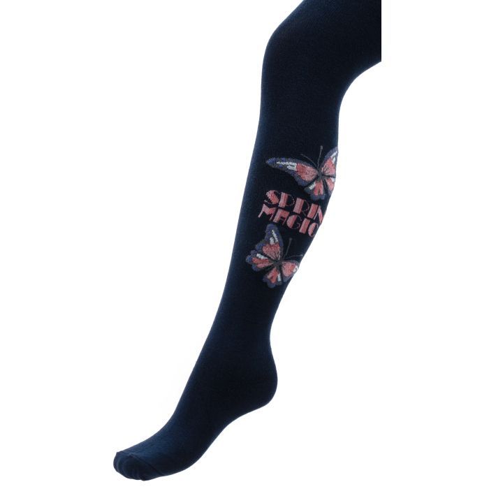 Колготки детские UCS Socks с бабочкой (M0C0301-2122-9G-blue)