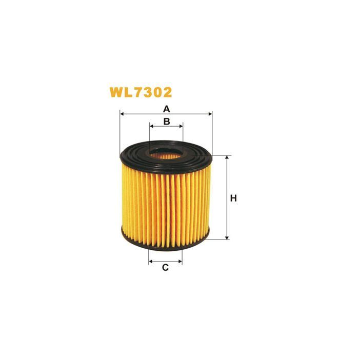 Фільтр масляний Wixfiltron WL7302