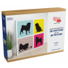 Набор для творчества Rosa Talent 3D 4 Dogs ДВП грунтованное, 3 слоя, 30 х 30 см (4823098528890) изображение 3