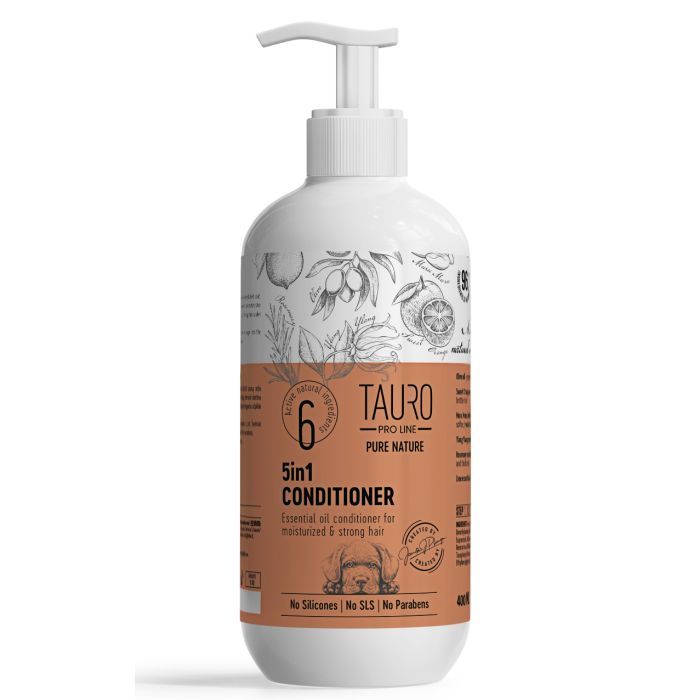 Кондиционер для животных Tauro Pro Line Pure Nature 5in1 400 мл (TPL63475)