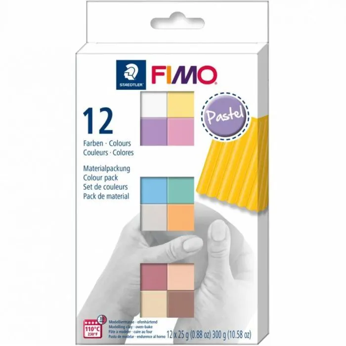Пластика Fimo Pastel Colours 12 х 25 гр (4007817053423)