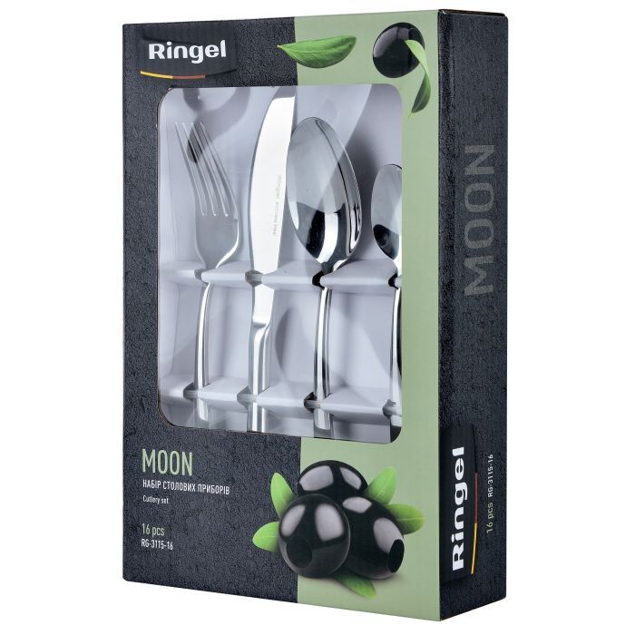 Набор столовых приборов Ringel Moon 16 предметів (RG-3115-16) изображение 3