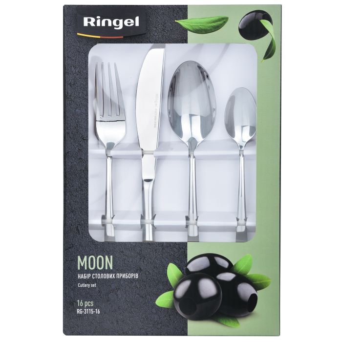 Набор столовых приборов Ringel Moon 16 предметів (RG-3115-16) изображение 7