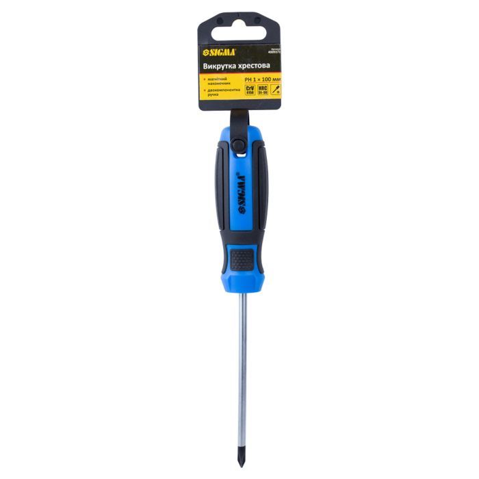 Отвертка Sigma крестовая PH 1x125мм CrV Mega (4009381) изображение 4