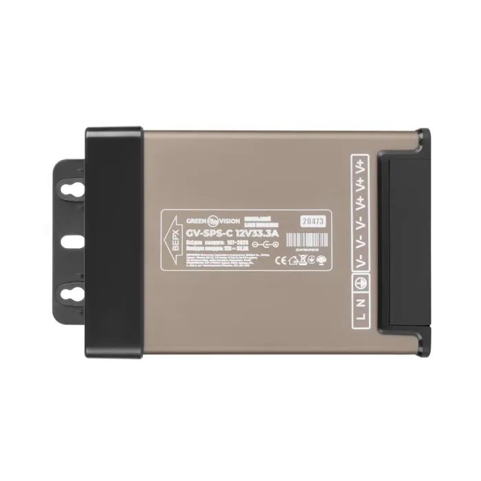 Блок питания для систем видеонаблюдения Greenvision GV-SPS-C 12V33.3A изображение 3