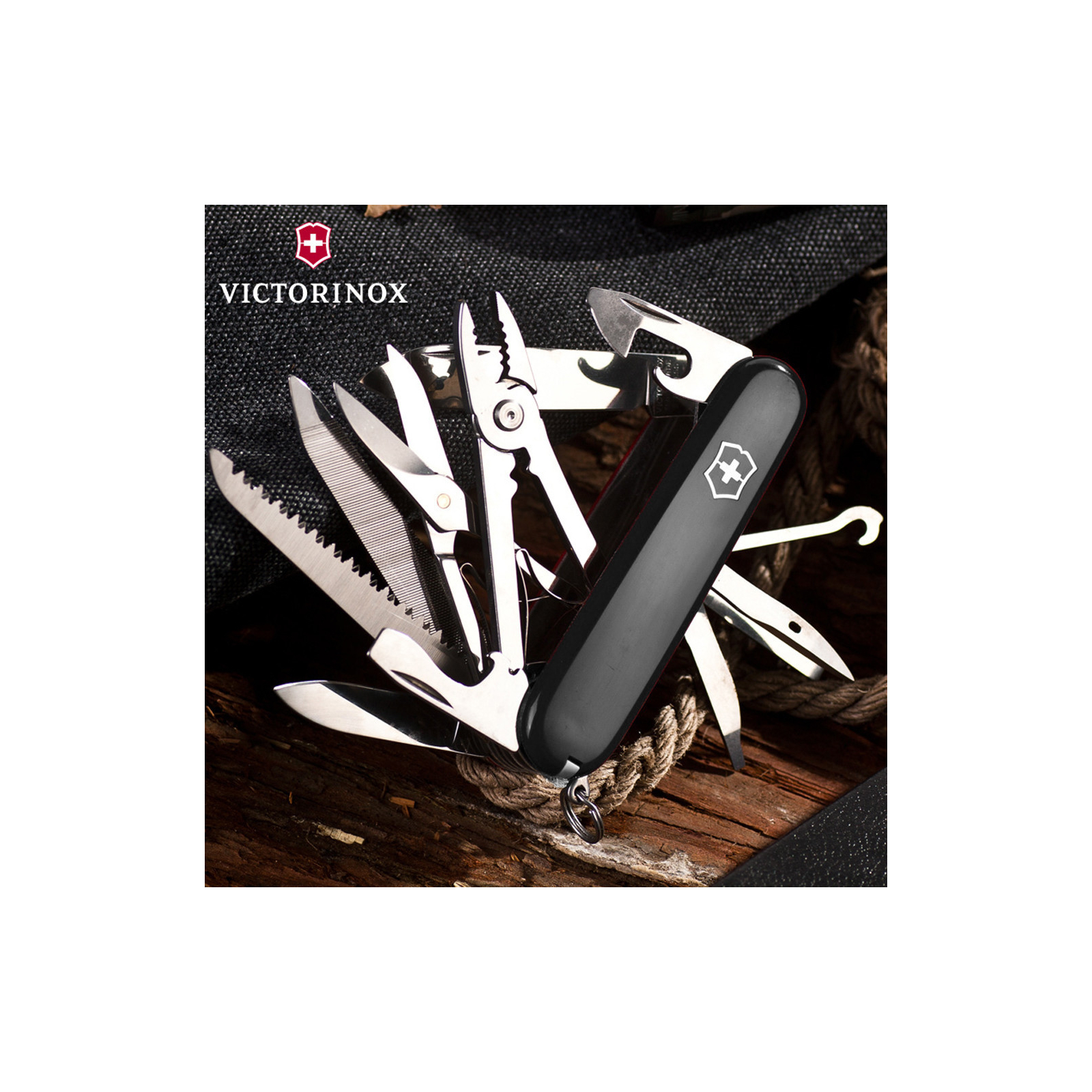 Нож Victorinox Handyman 91 мм Чорний (1.3773.3) изображение 2