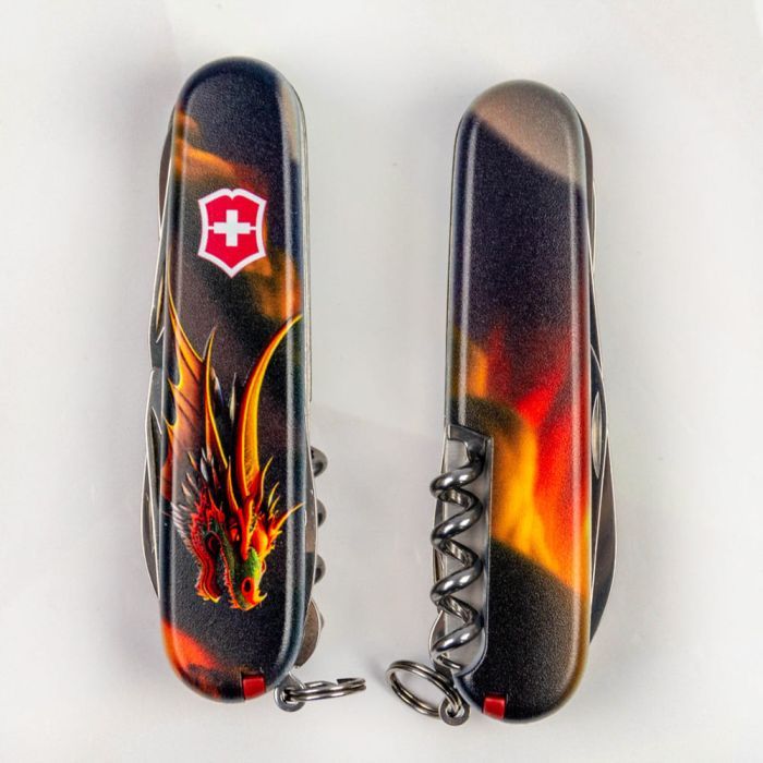 Нож Victorinox Huntsman Zodiac 91 мм Китайський дракон (1.3713_Z3200p) изображение 12