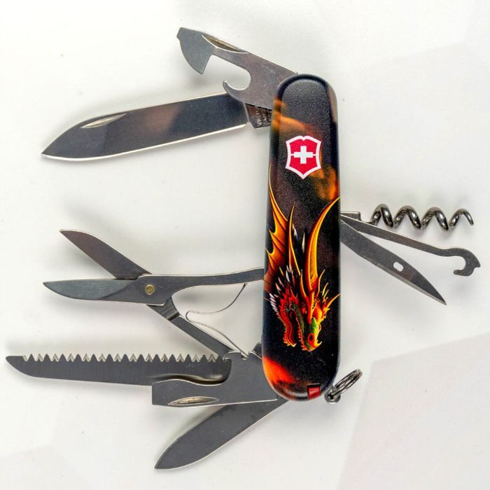 Нож Victorinox Huntsman Zodiac 91 мм Китайський дракон (1.3713_Z3200p) изображение 3