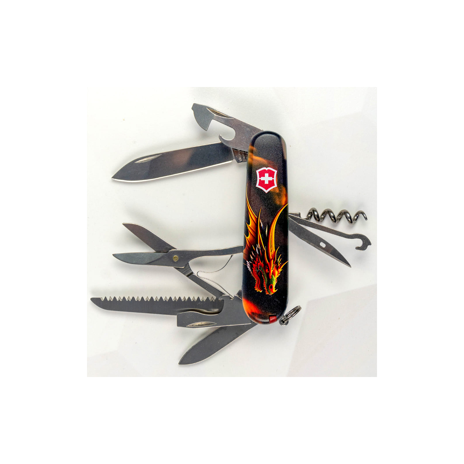 Нож Victorinox Huntsman Zodiac 91 мм Фантастичний дракон (1.3713.3_Z3210p) изображение 3