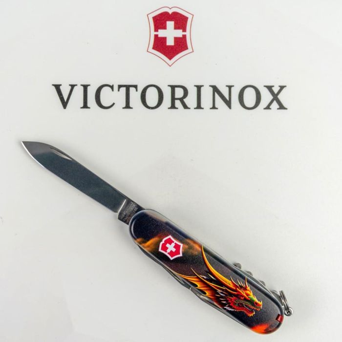 Нож Victorinox Huntsman Zodiac 91 мм Китайський дракон (1.3713_Z3200p) изображение 5