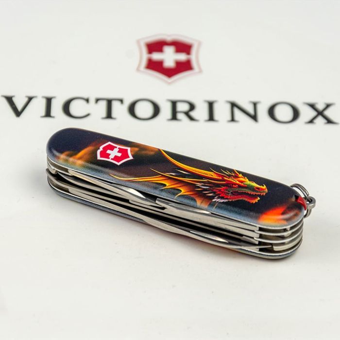 Нож Victorinox Huntsman Zodiac 91 мм Китайський дракон (1.3713_Z3200p) изображение 6