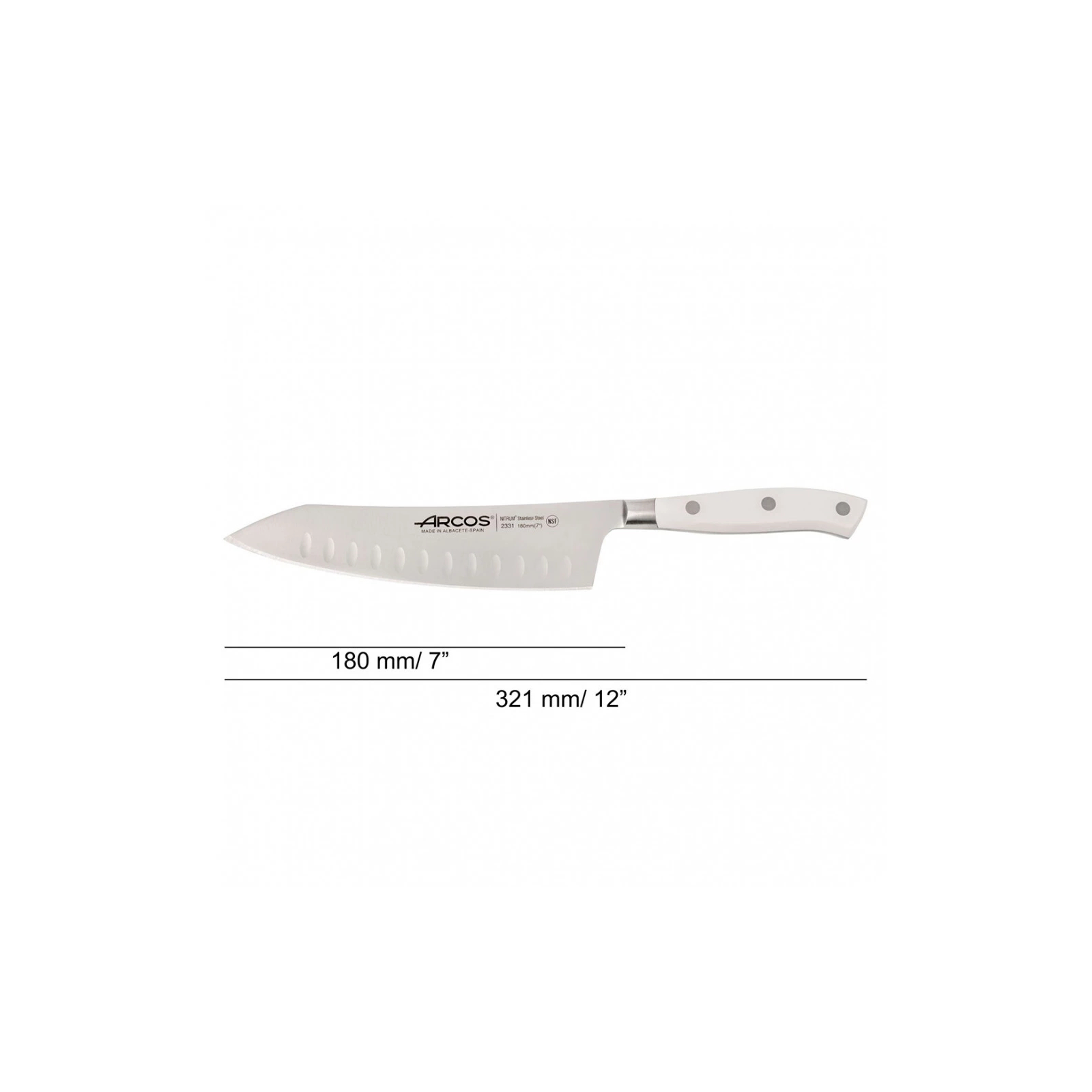 Кухонный нож Arcos Riviera Кіріцуке 180 мм (233100) изображение 2