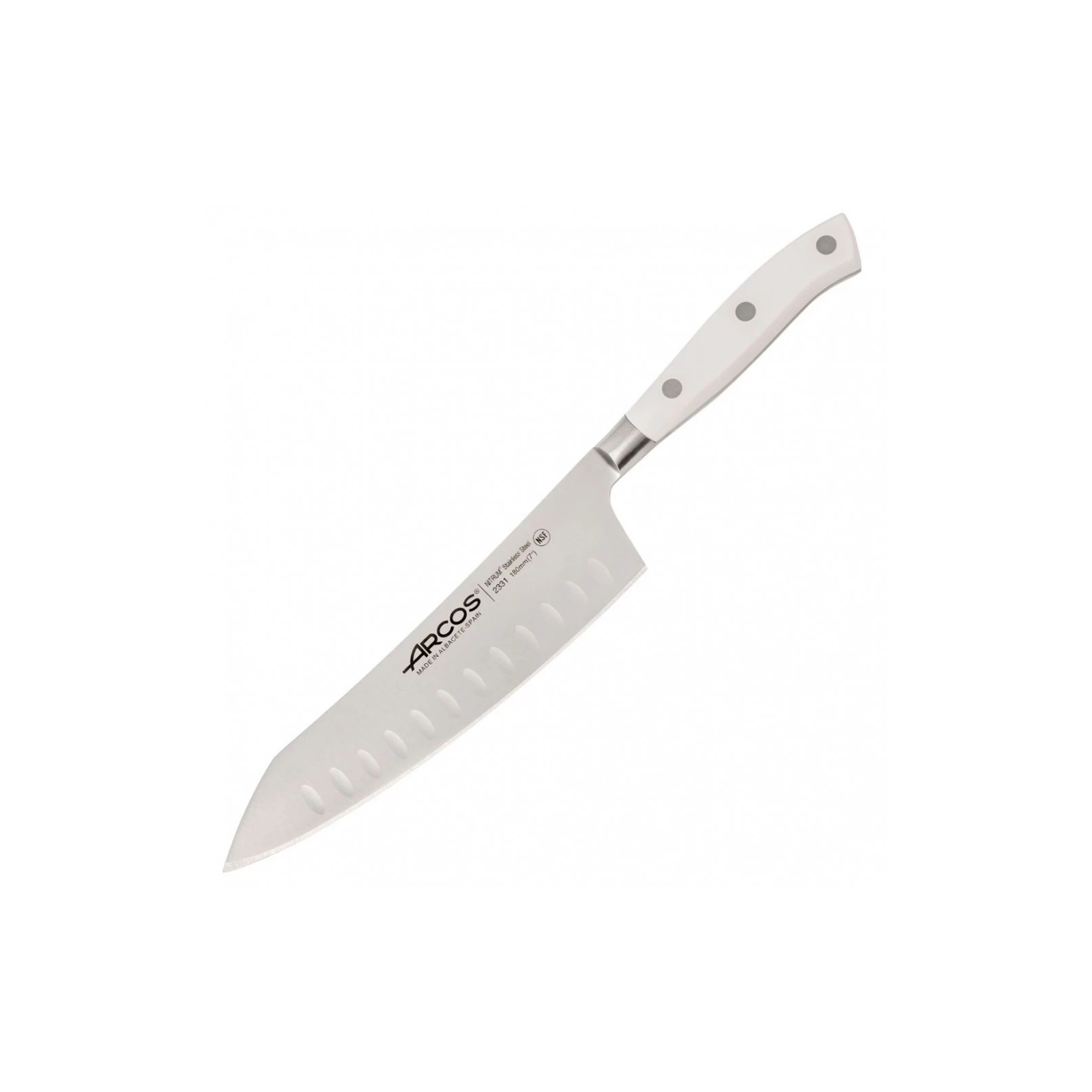 Кухонный нож Arcos Riviera Кіріцуке 180 мм White (233124)